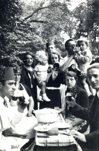 Fête militante familiale, 1936