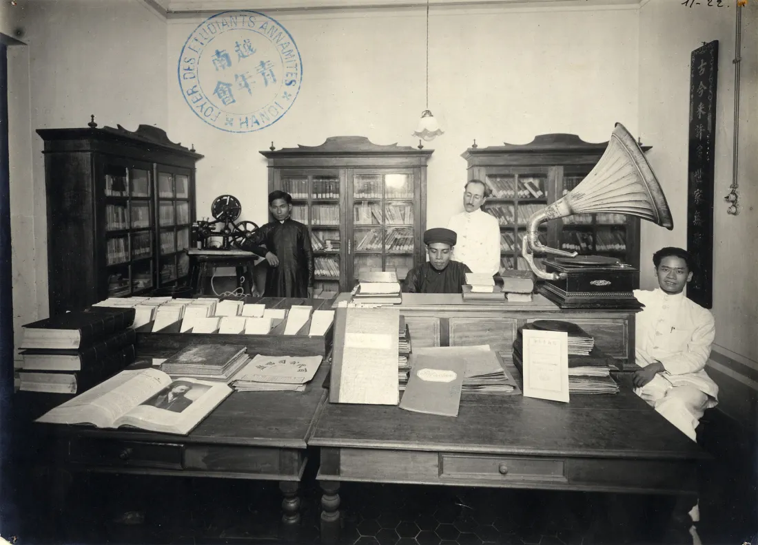 Foyer des Étudiants annamites, photo, Paul Monet, coll. mhv