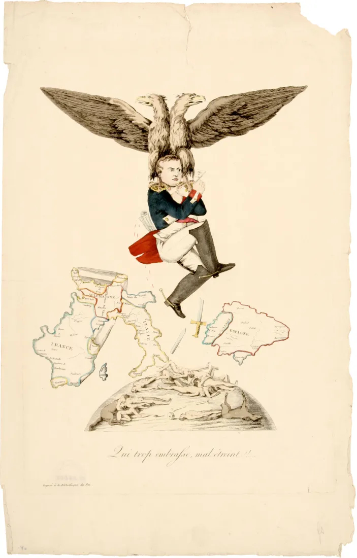 Eau-forte coloriée, sdnl., coll. mhv