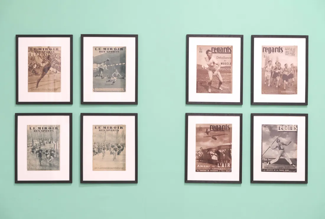 Vue de l'exposition "Sport en banlieue parisienne"